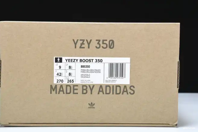 2023) Pirate Black Adidas (2022 Yeezy 350 Boost BB5350 0617